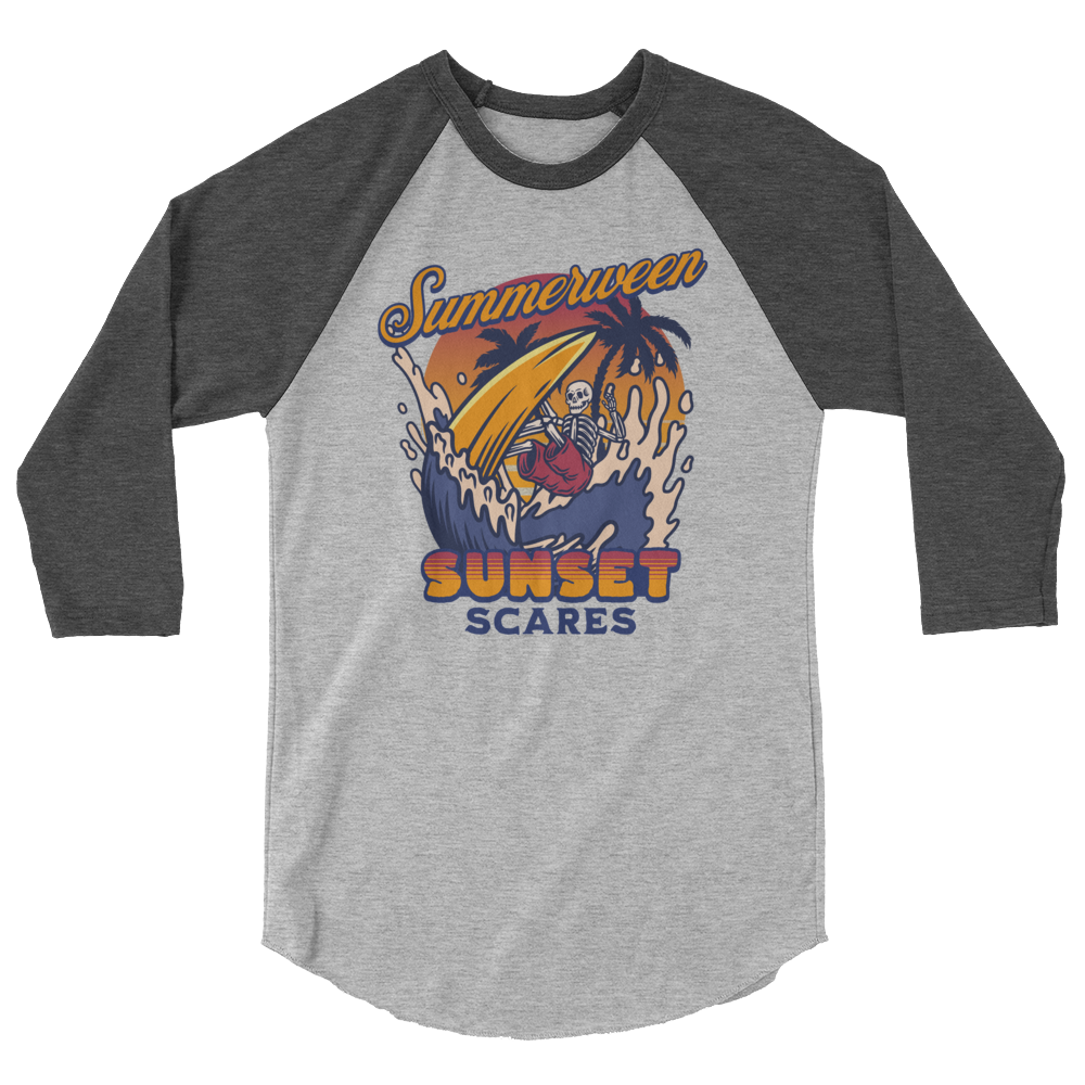 Sunset Scares Baseball Tee