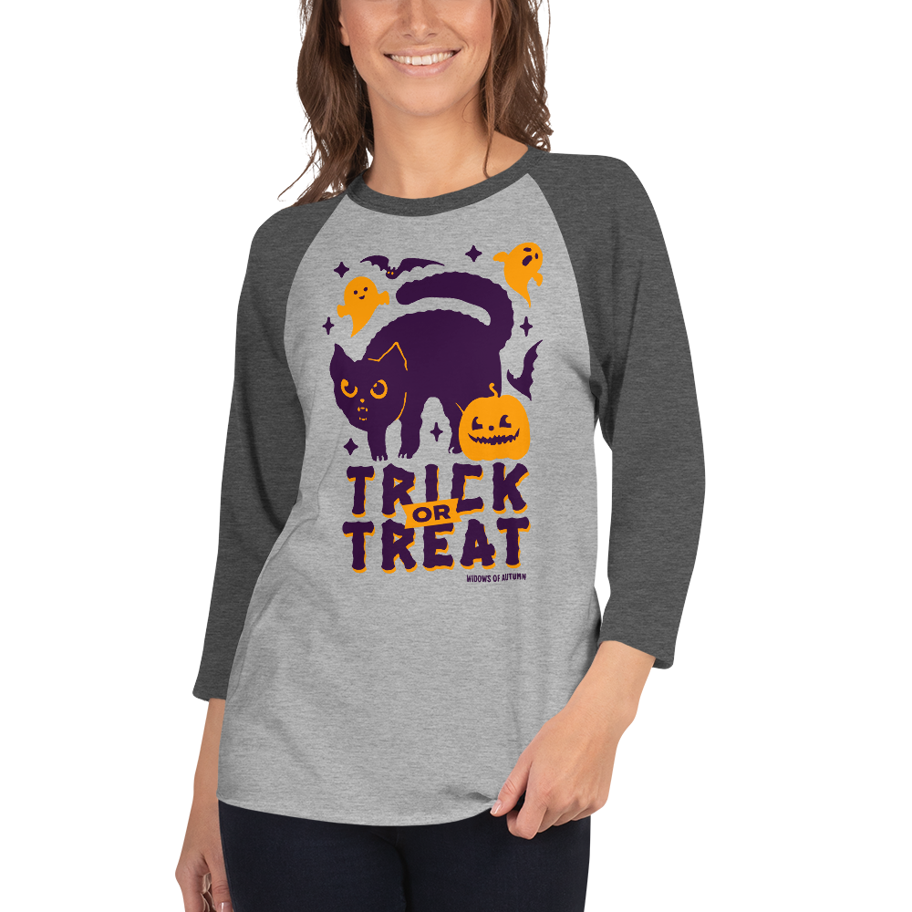 Trick Or Treat Baseball Tee