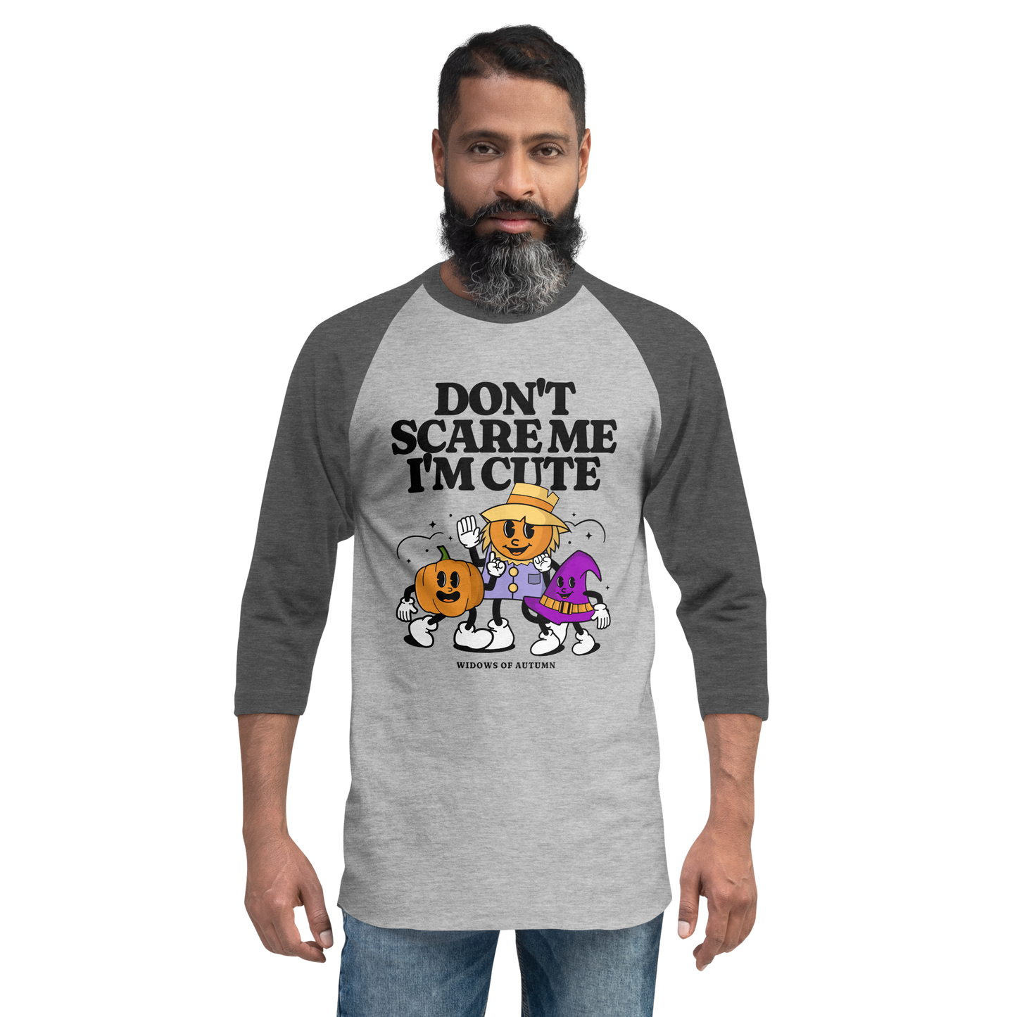 Don't Scare Me Baseball Tee