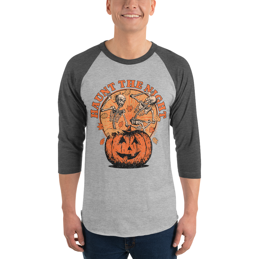 Haunt The Night Baseball Tee