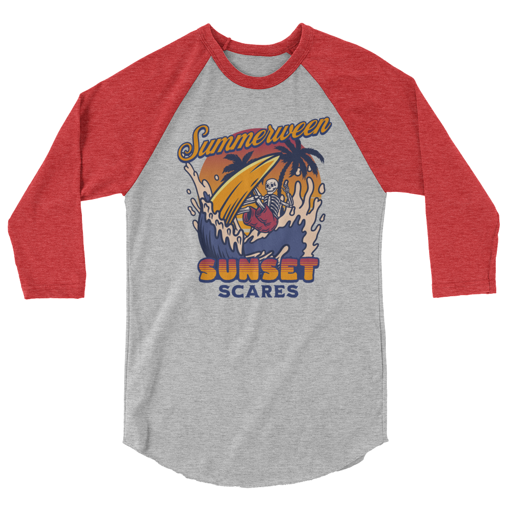 Sunset Scares Baseball Tee