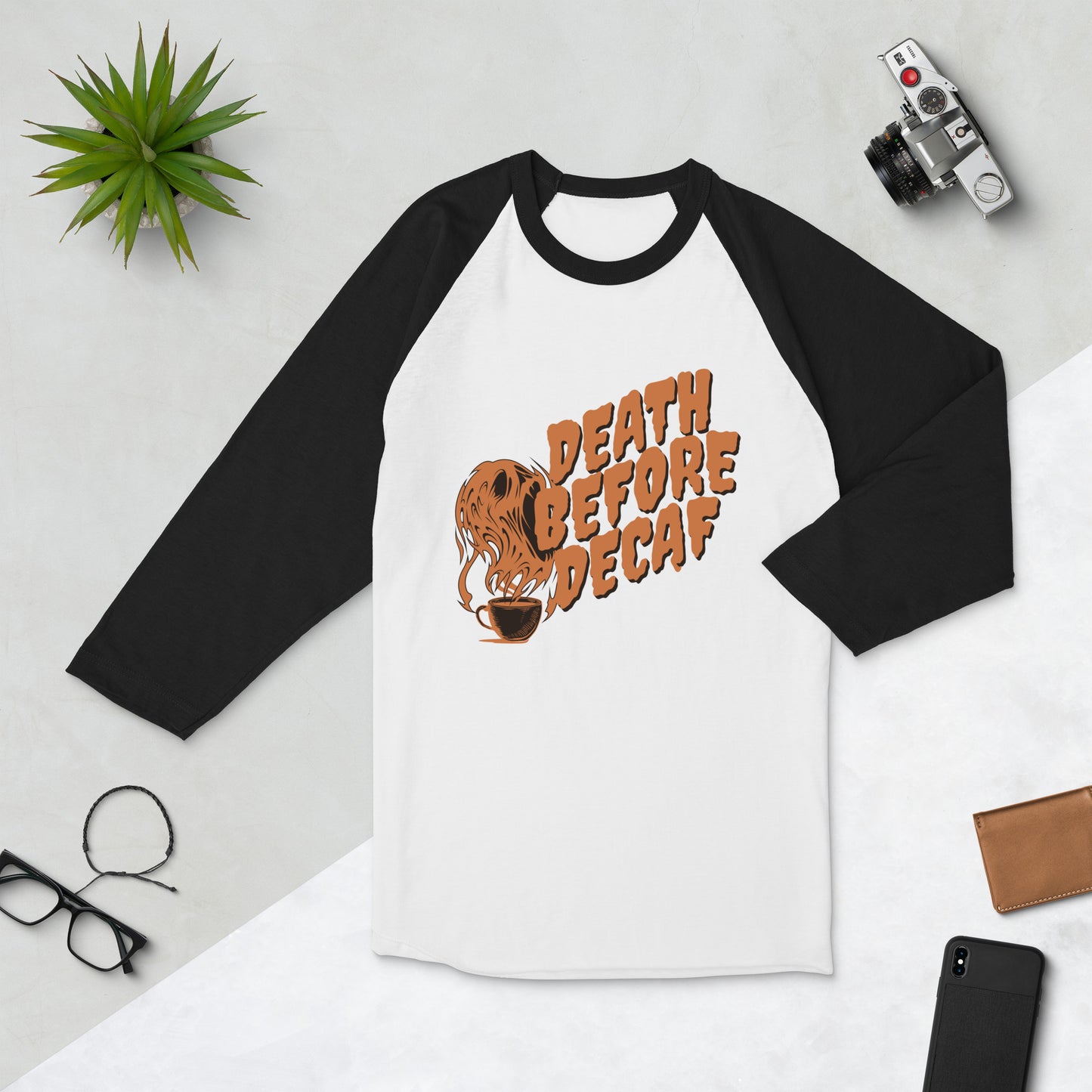 Grim Grind Baseball Tee