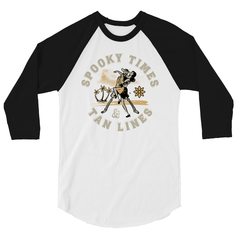 Spooky Times & Tan Lines Baseball Tee