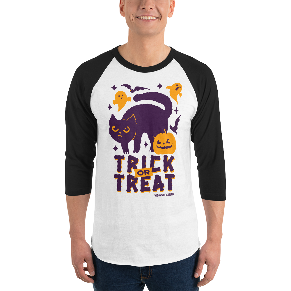 Trick Or Treat Baseball Tee