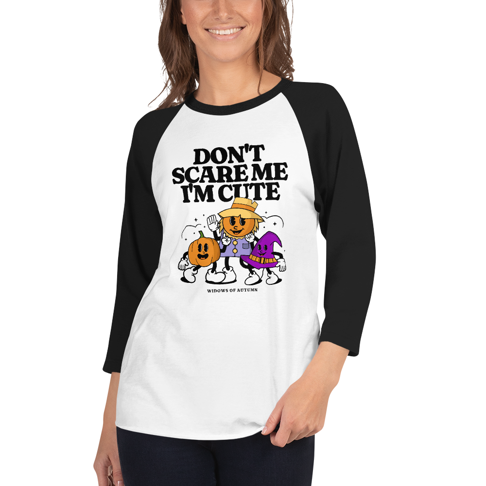 Don't Scare Me Baseball Tee