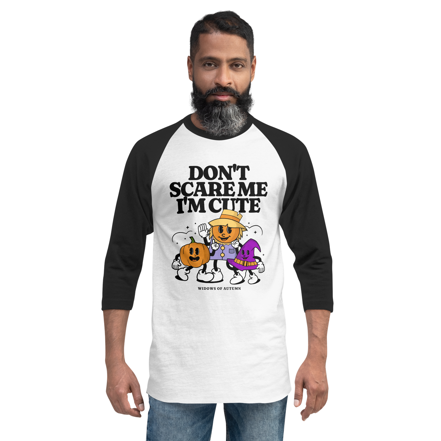 Don't Scare Me Baseball Tee