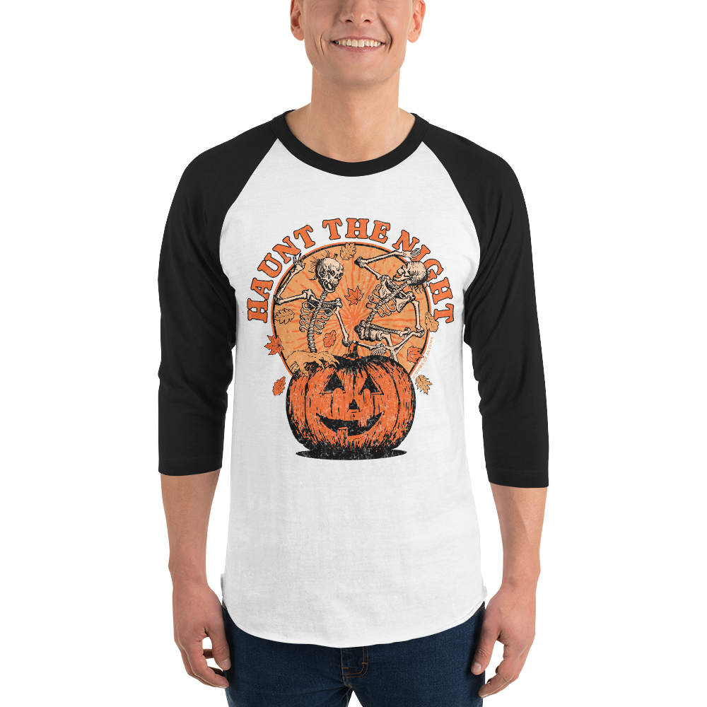 Haunt The Night Baseball Tee
