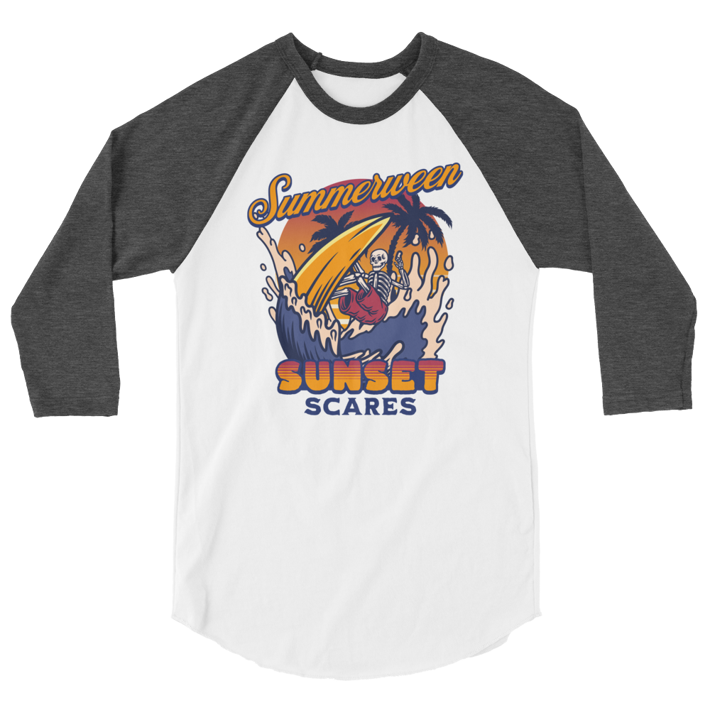 Sunset Scares Baseball Tee