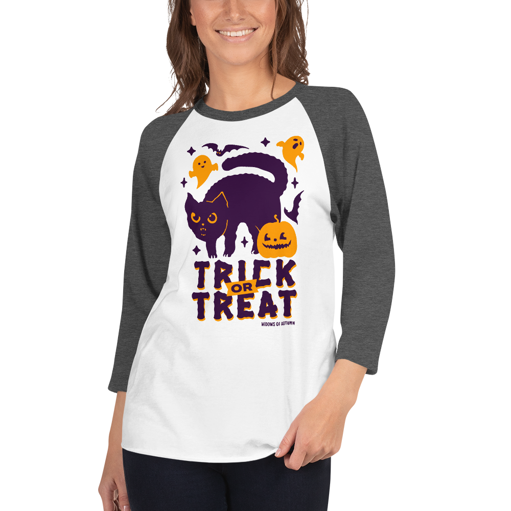 Trick Or Treat Baseball Tee