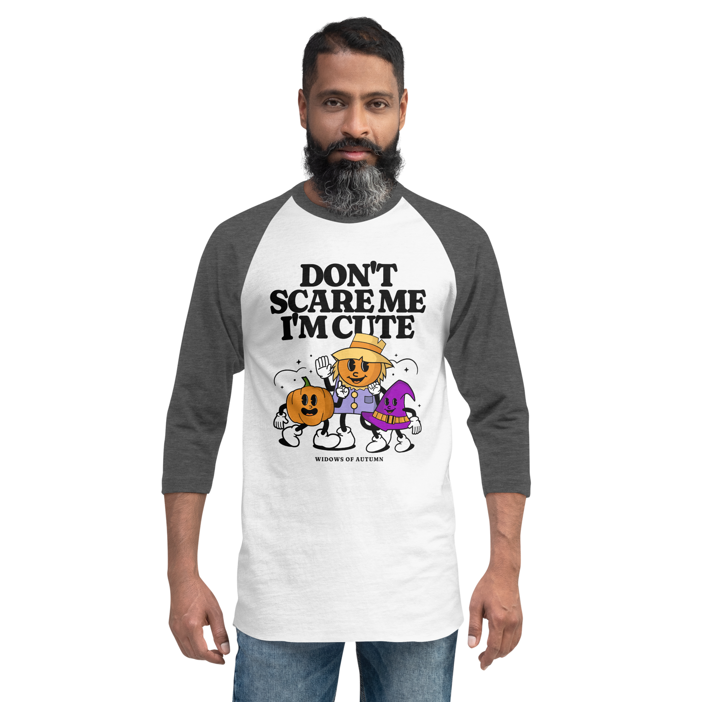 Don't Scare Me Baseball Tee