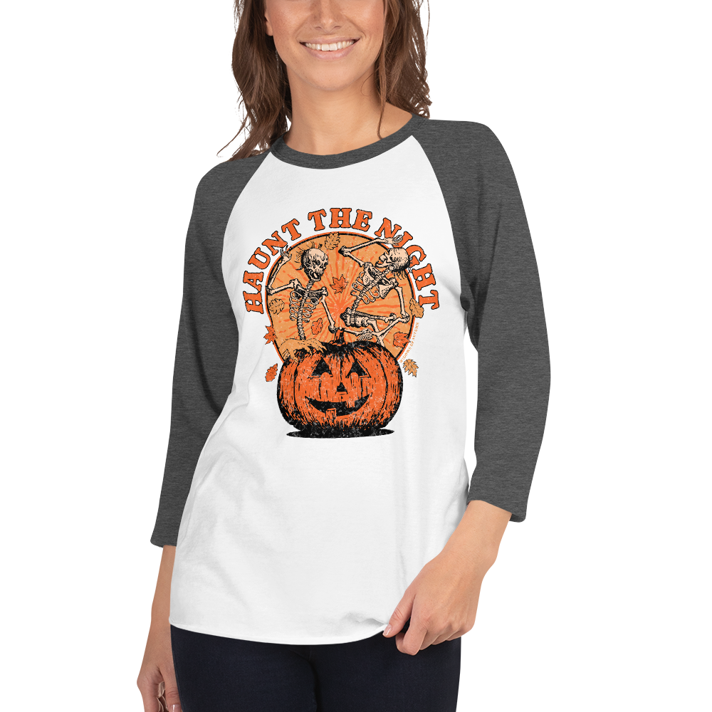 Haunt The Night Baseball Tee