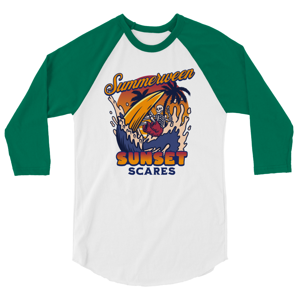 Sunset Scares Baseball Tee