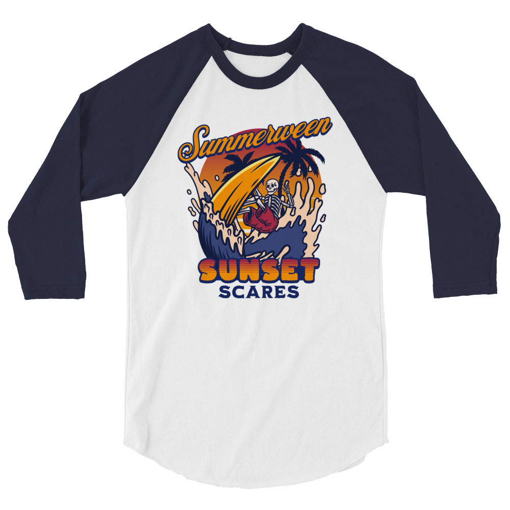 Sunset Scares Baseball Tee