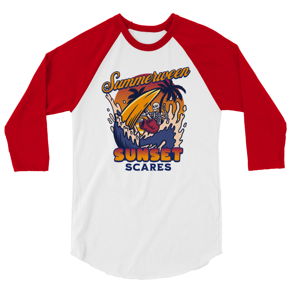 Sunset Scares Baseball Tee