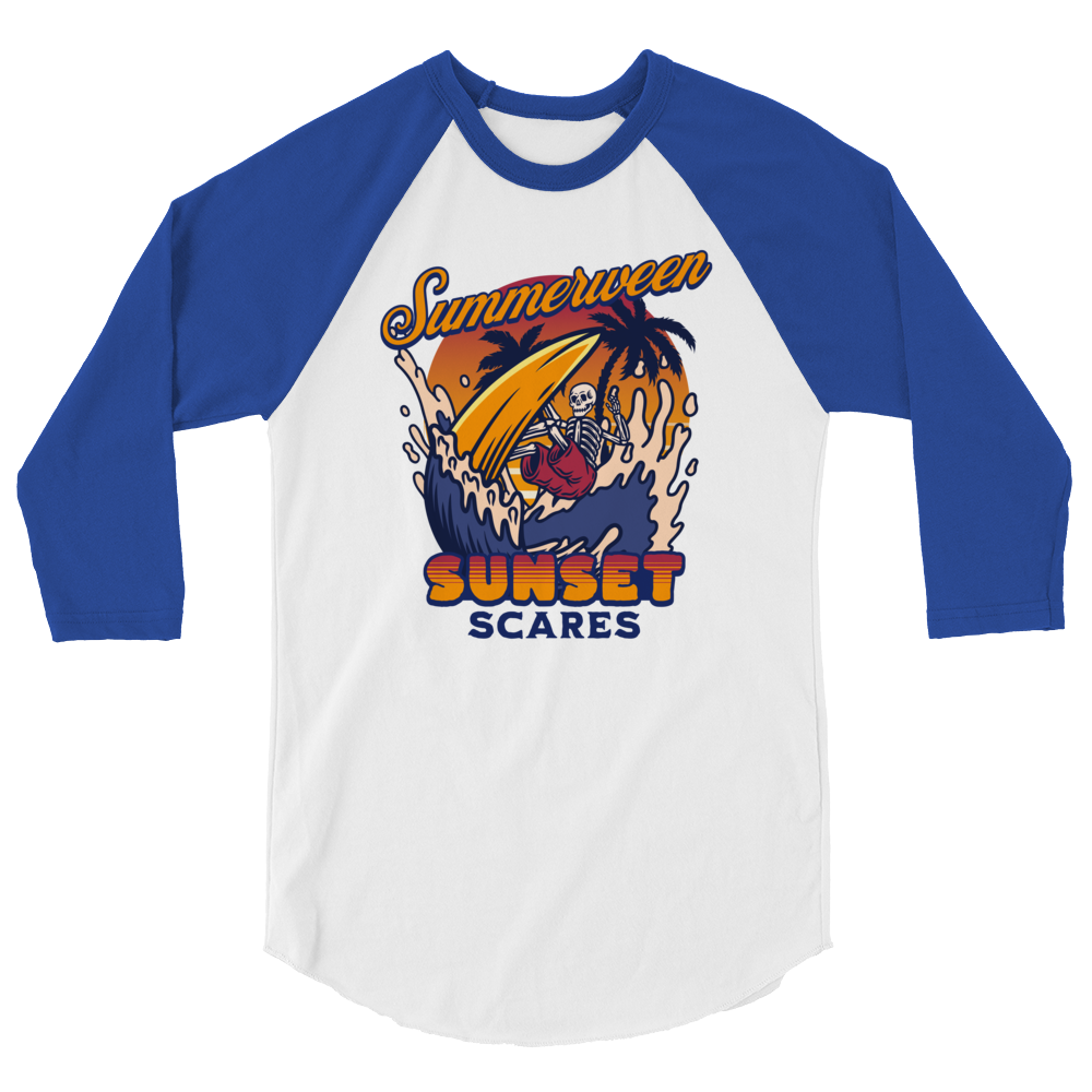 Sunset Scares Baseball Tee