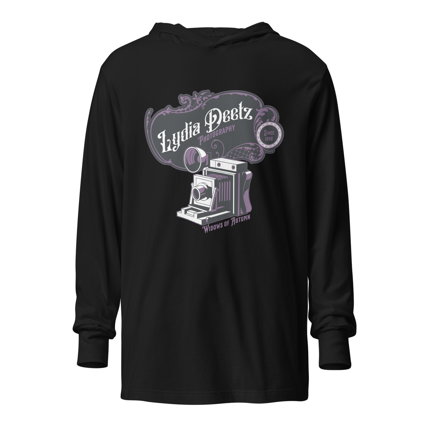 Deetz Photography Hooded Long Sleeve Tee