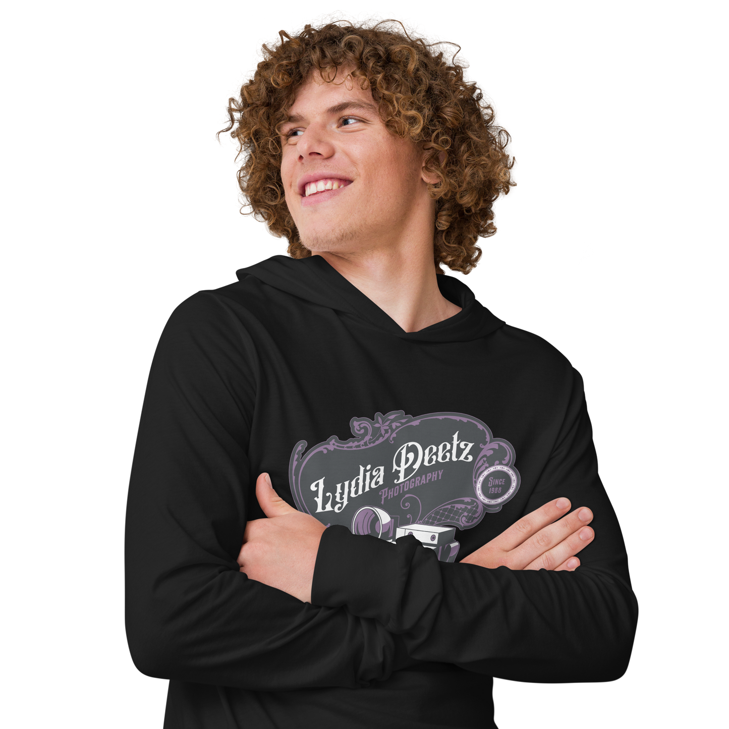 Deetz Photography Hooded Long Sleeve Tee