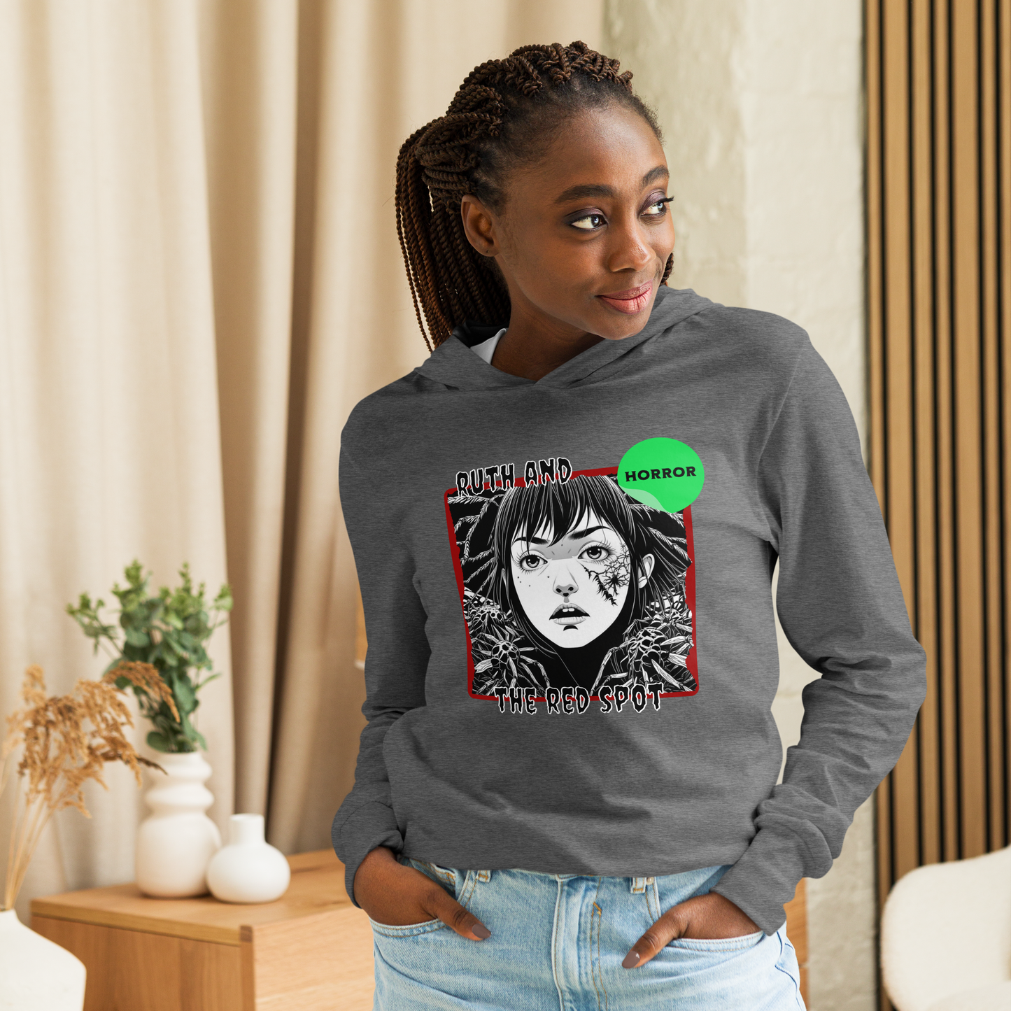 Ruth & The Red Spot Hooded Long-Sleeve Tee