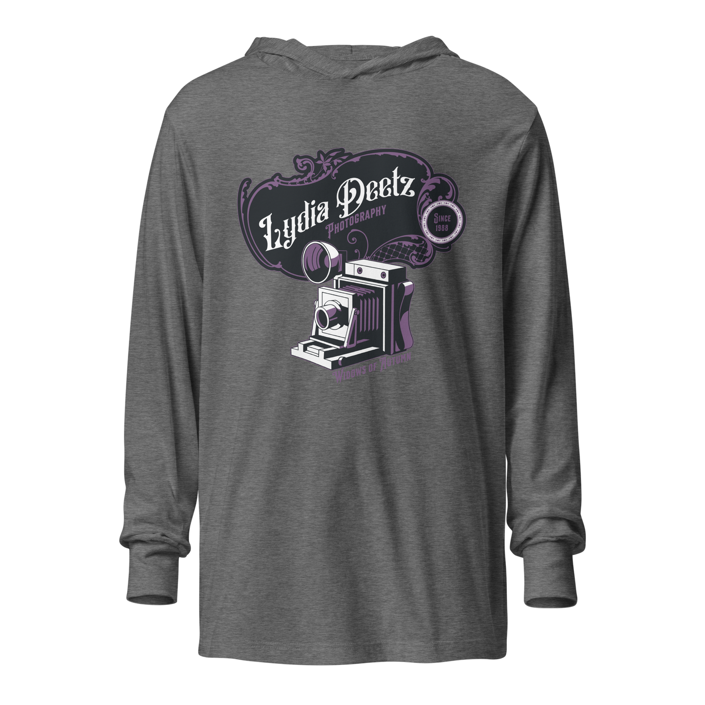 Deetz Photography Hooded Long Sleeve Tee