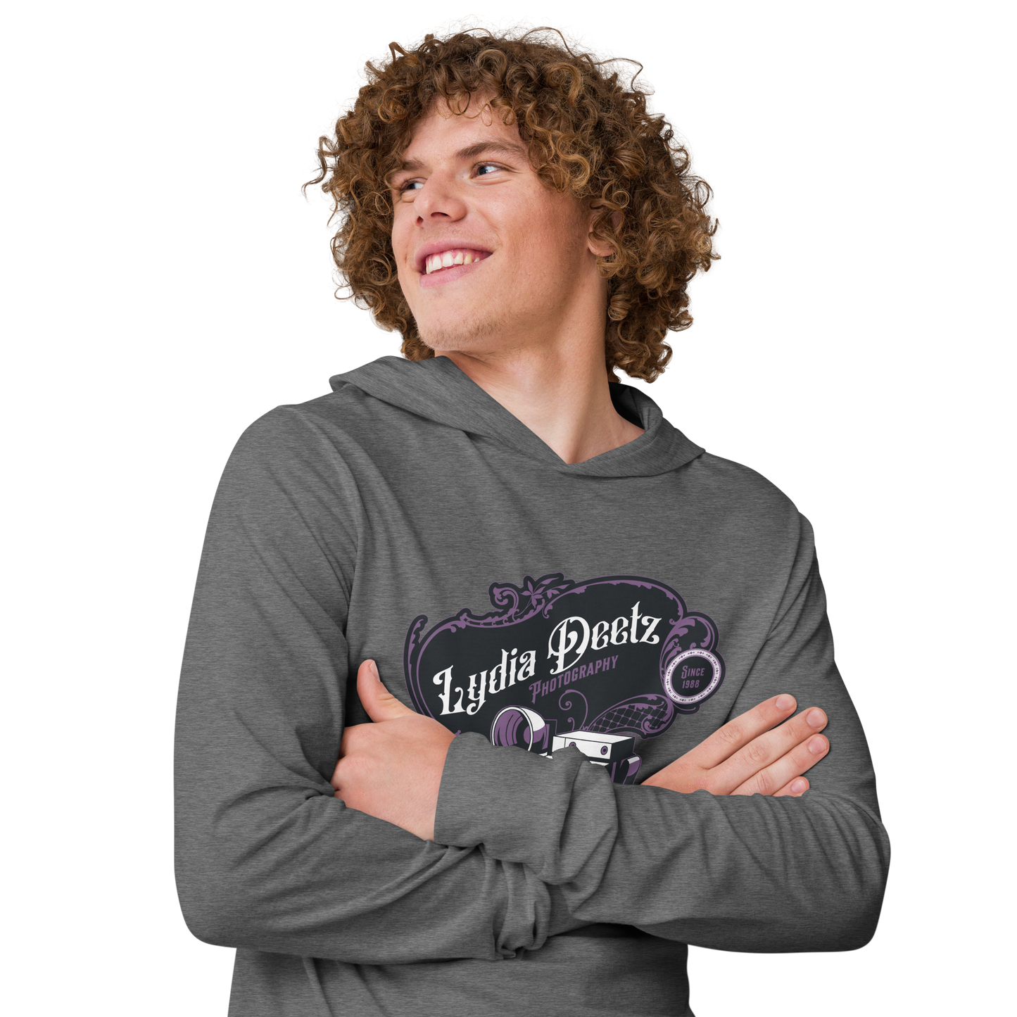 Deetz Photography Hooded Long Sleeve Tee