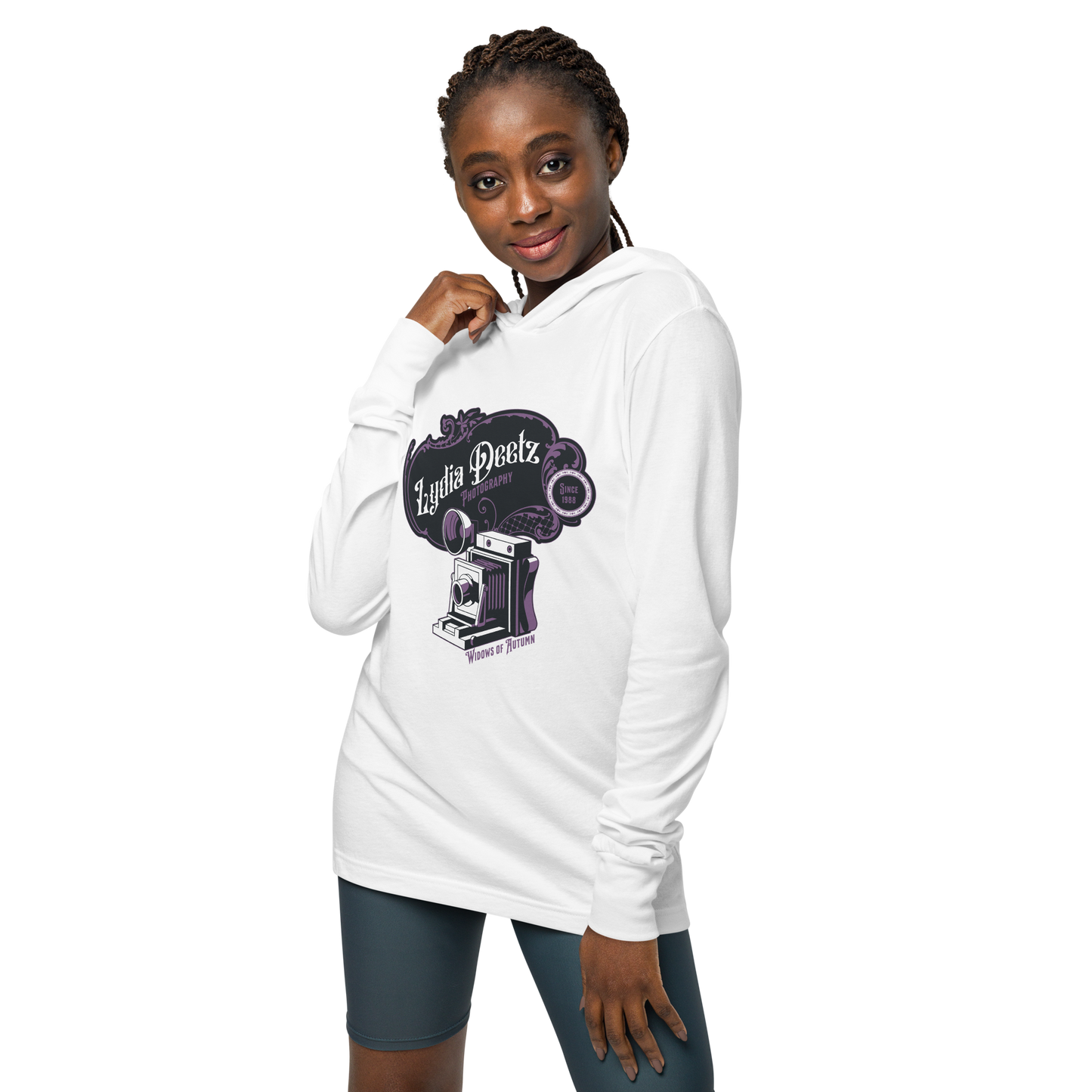 Deetz Photography Hooded Long Sleeve Tee