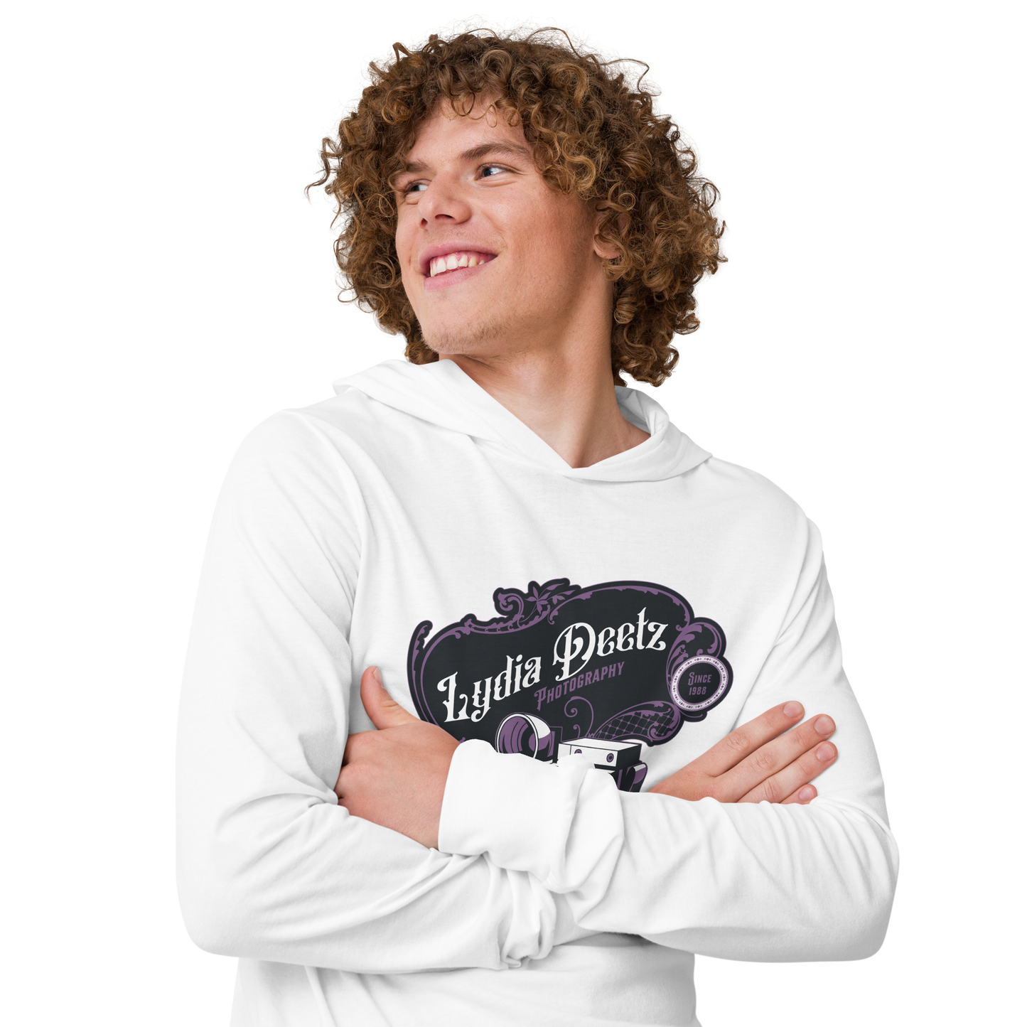 Deetz Photography Hooded Long Sleeve Tee
