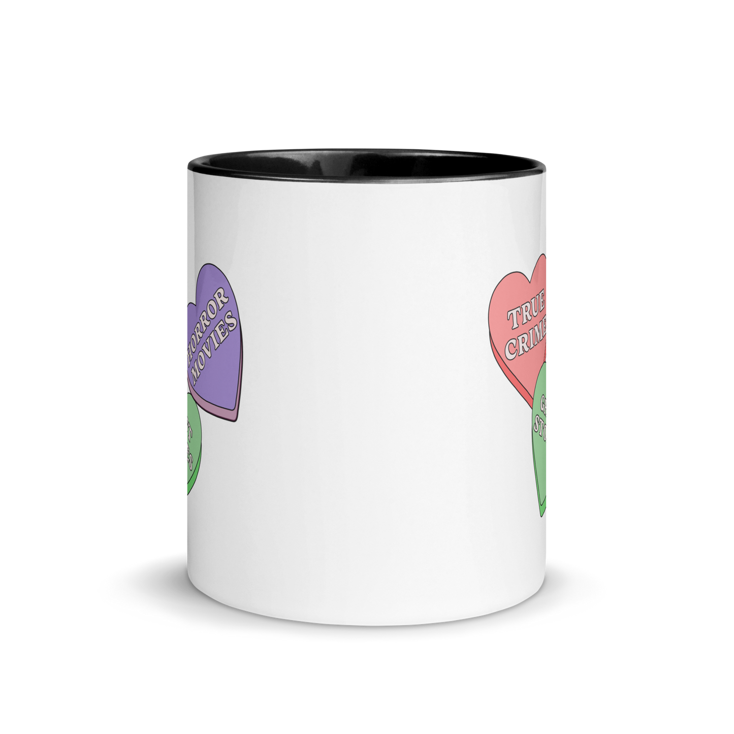 Candy Hearts Accent Mug