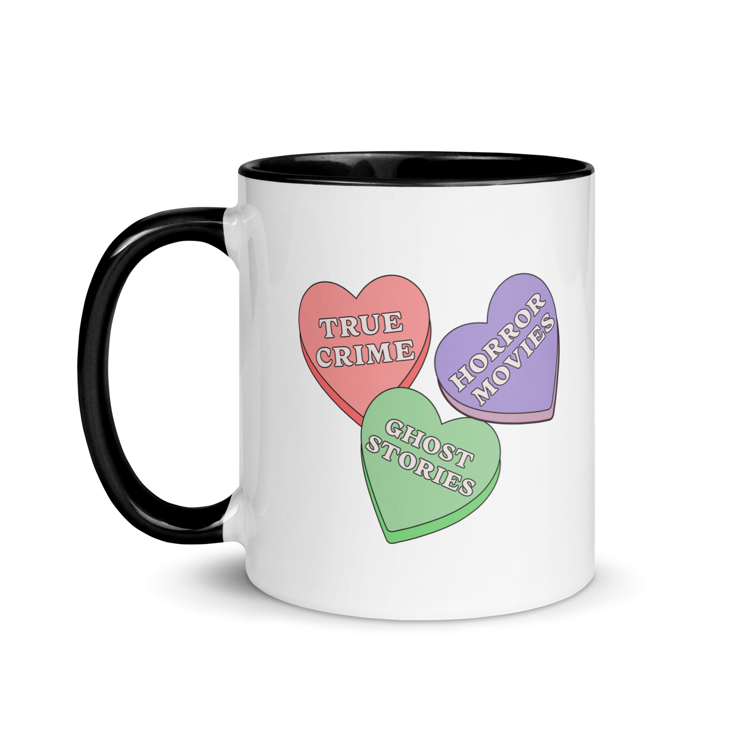 Candy Hearts Accent Mug