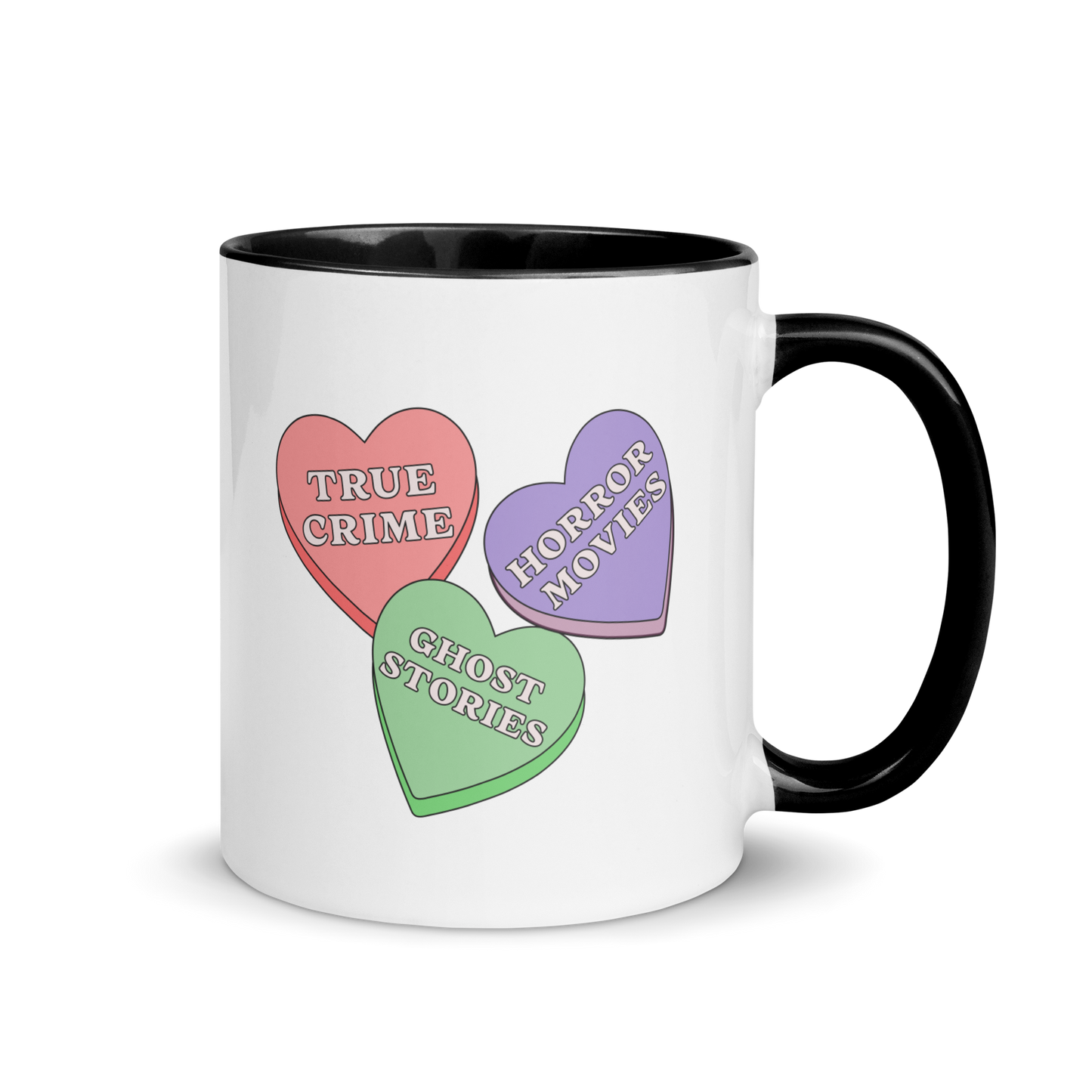 Candy Hearts Accent Mug