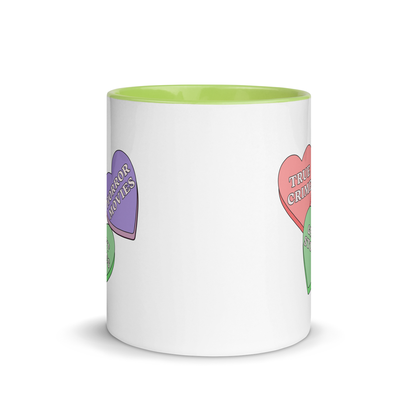 Candy Hearts Accent Mug