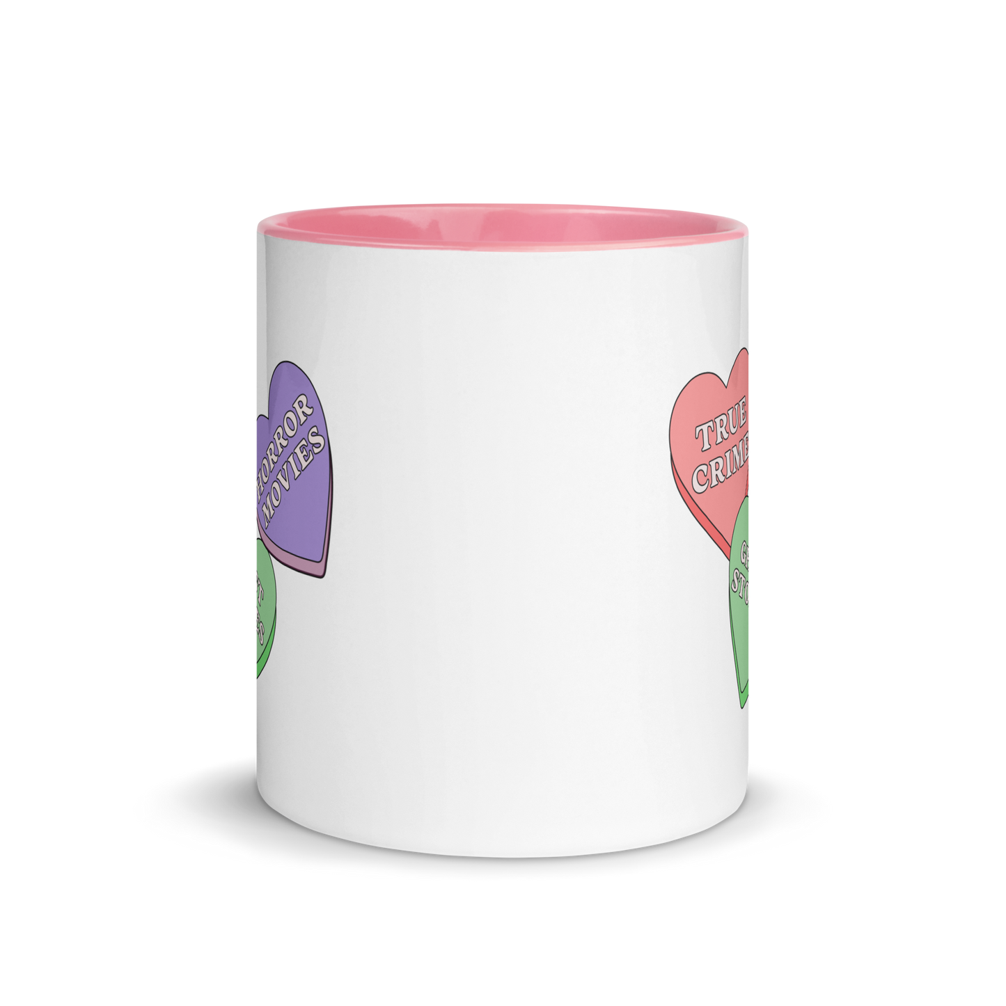 Candy Hearts Accent Mug
