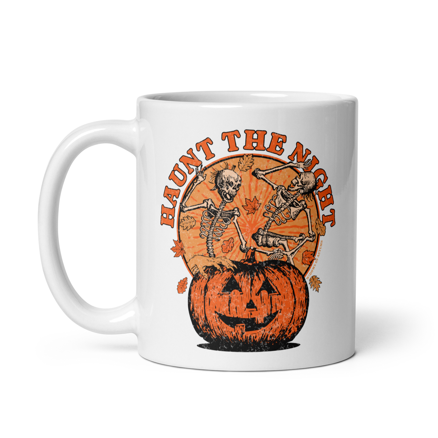 Haunt The Night Mug - White