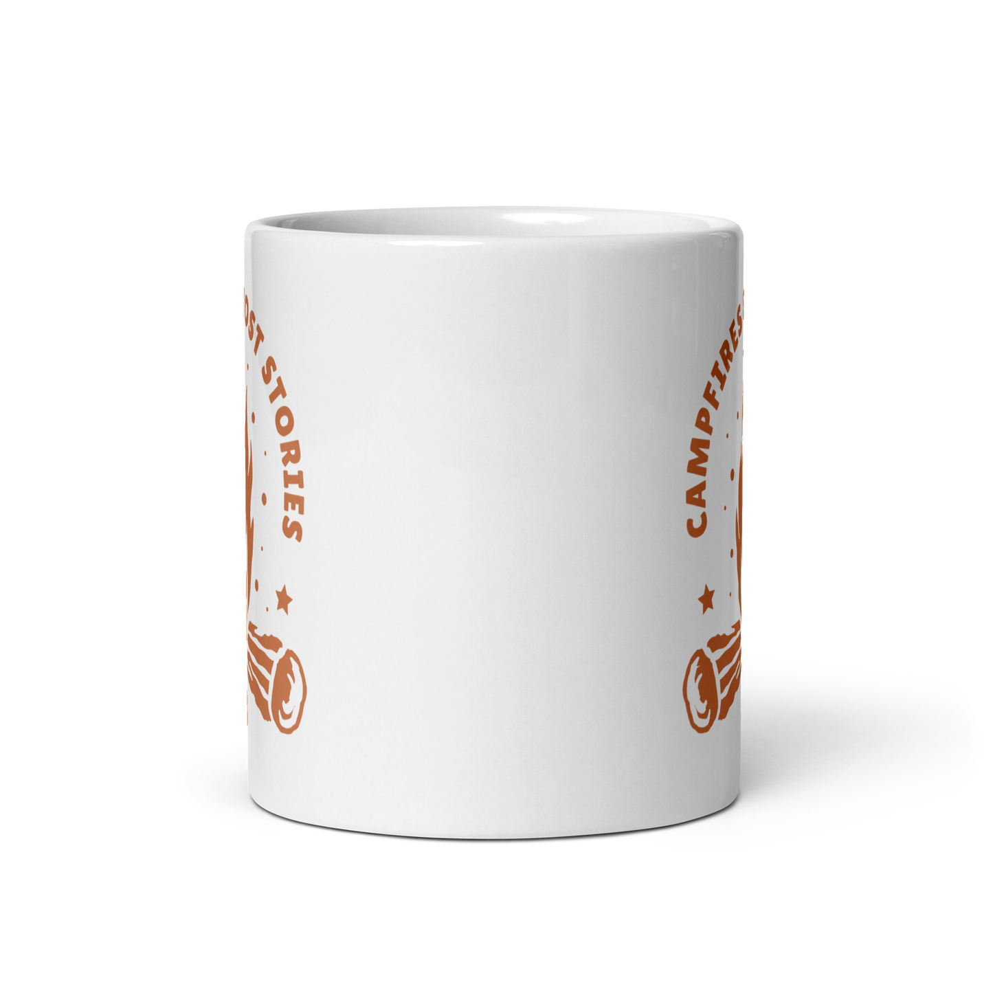 Campfires & Ghost Stories Mug - White