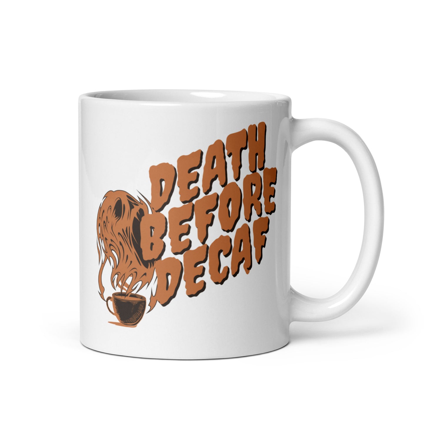 Grim Grind Mug - White