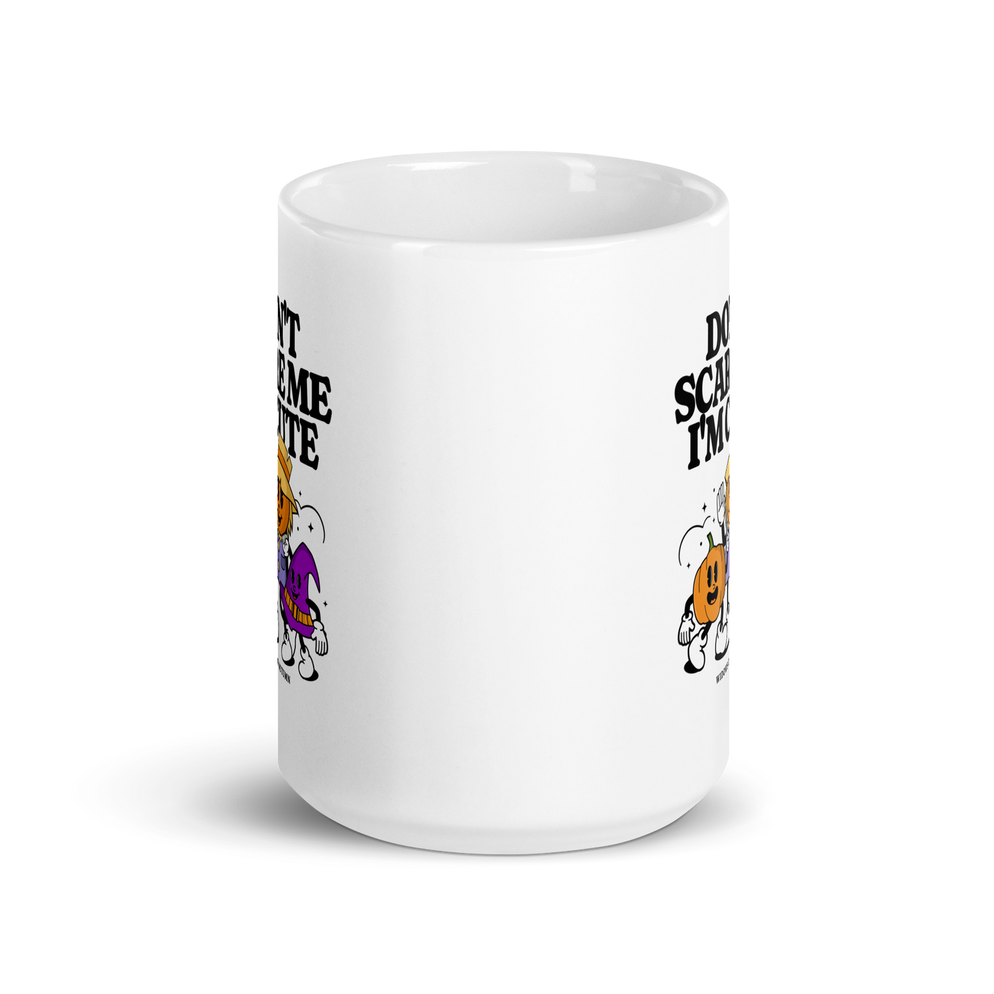 Don't Scare Me Mug - White