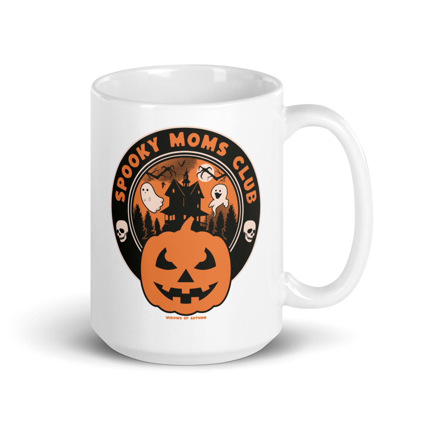 Spooky Moms Club Mug - White