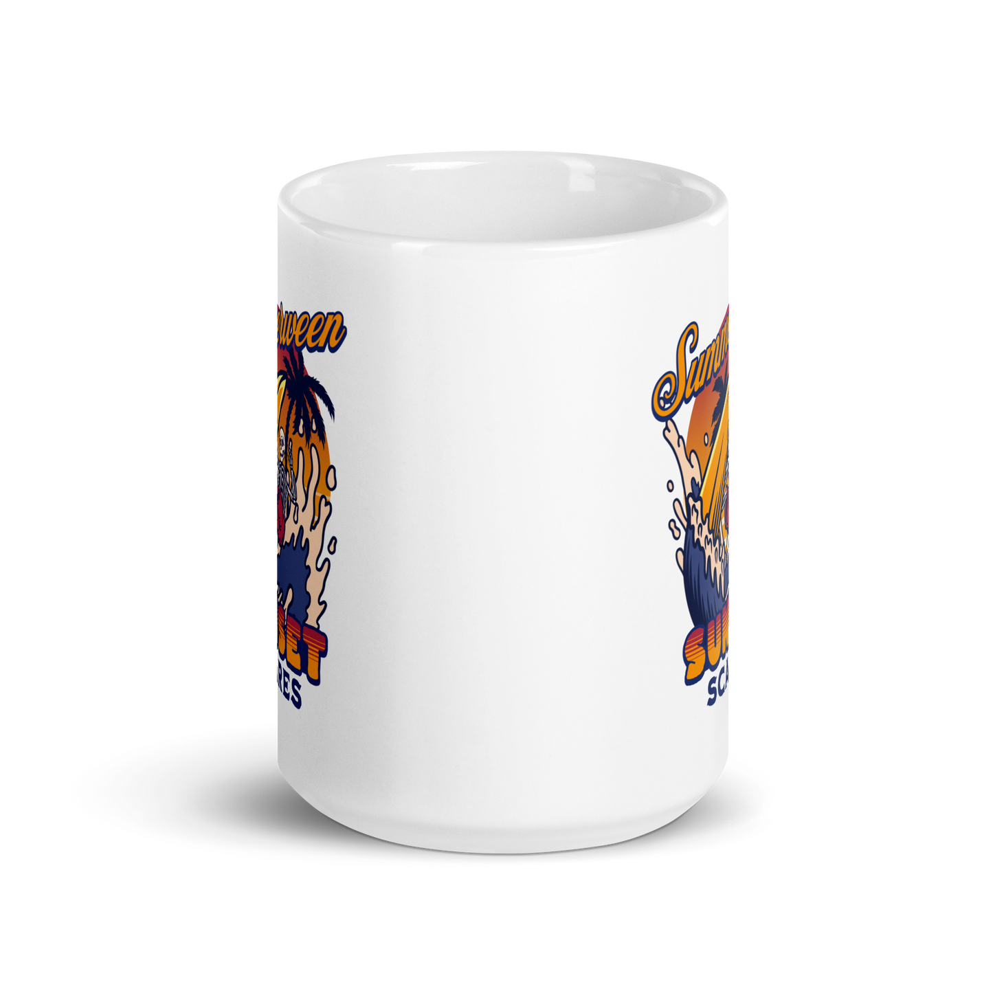 Sunset Scares Mug - White