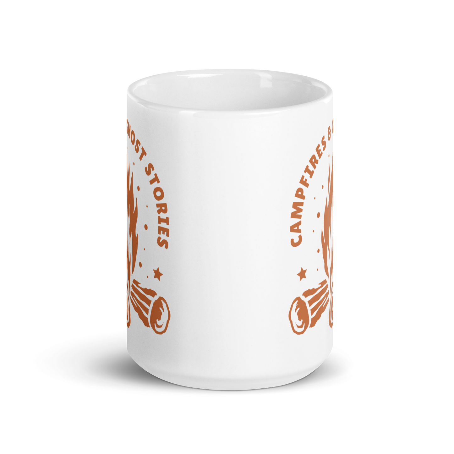 Campfires & Ghost Stories Mug - White