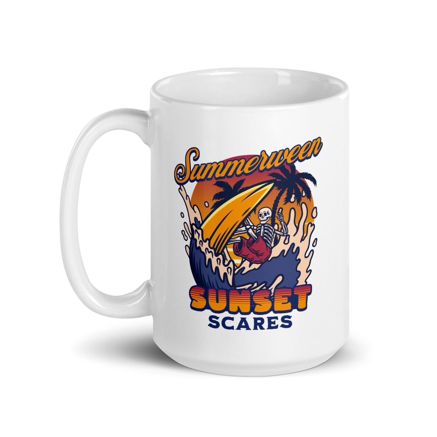 Sunset Scares Mug - White