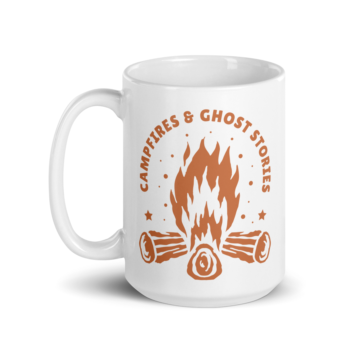 Campfires & Ghost Stories Mug - White