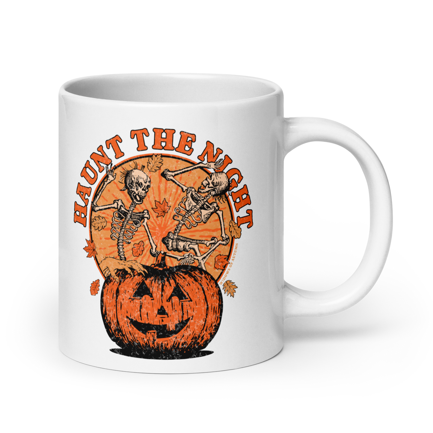 Haunt The Night Mug - White