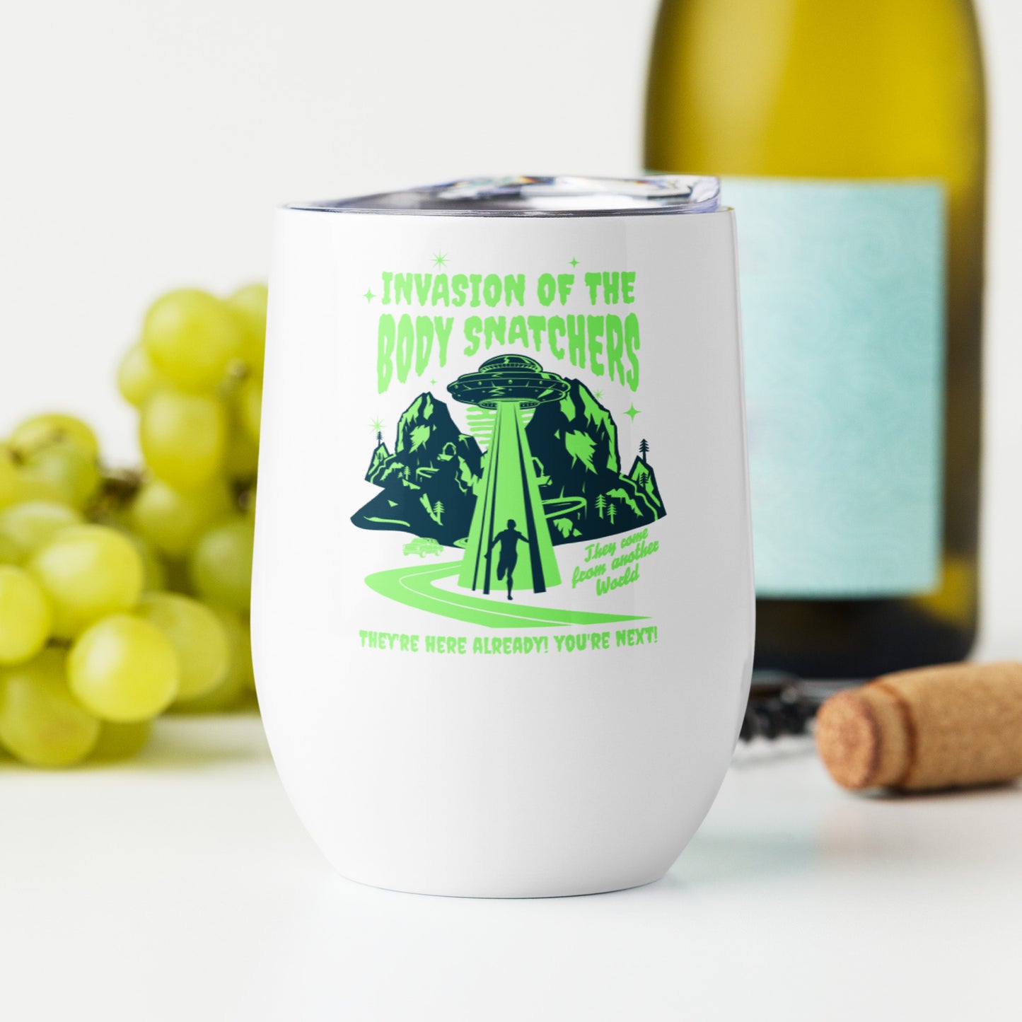 Body Snatchers Wine Tumbler