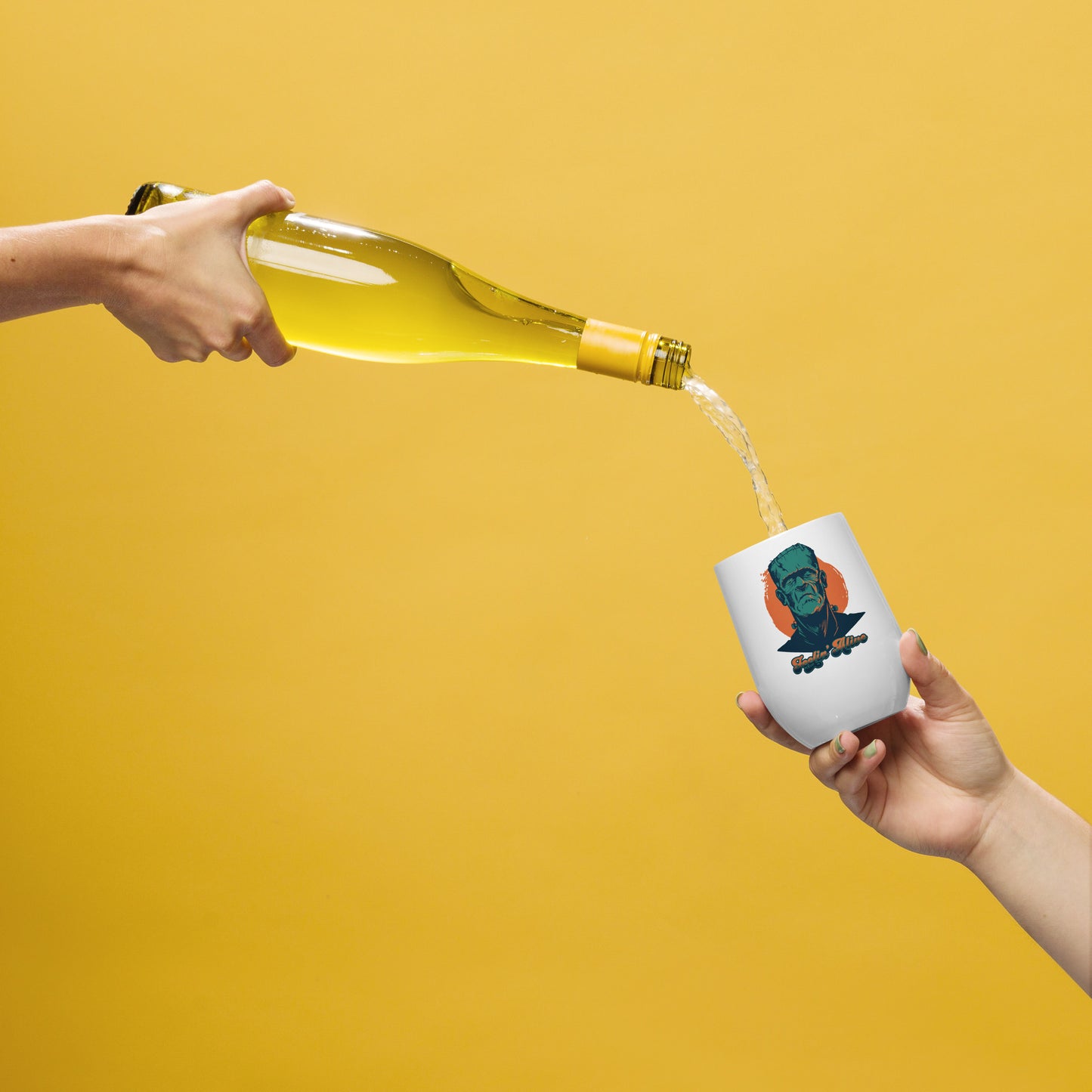 Feelin' Alive Wine Tumbler