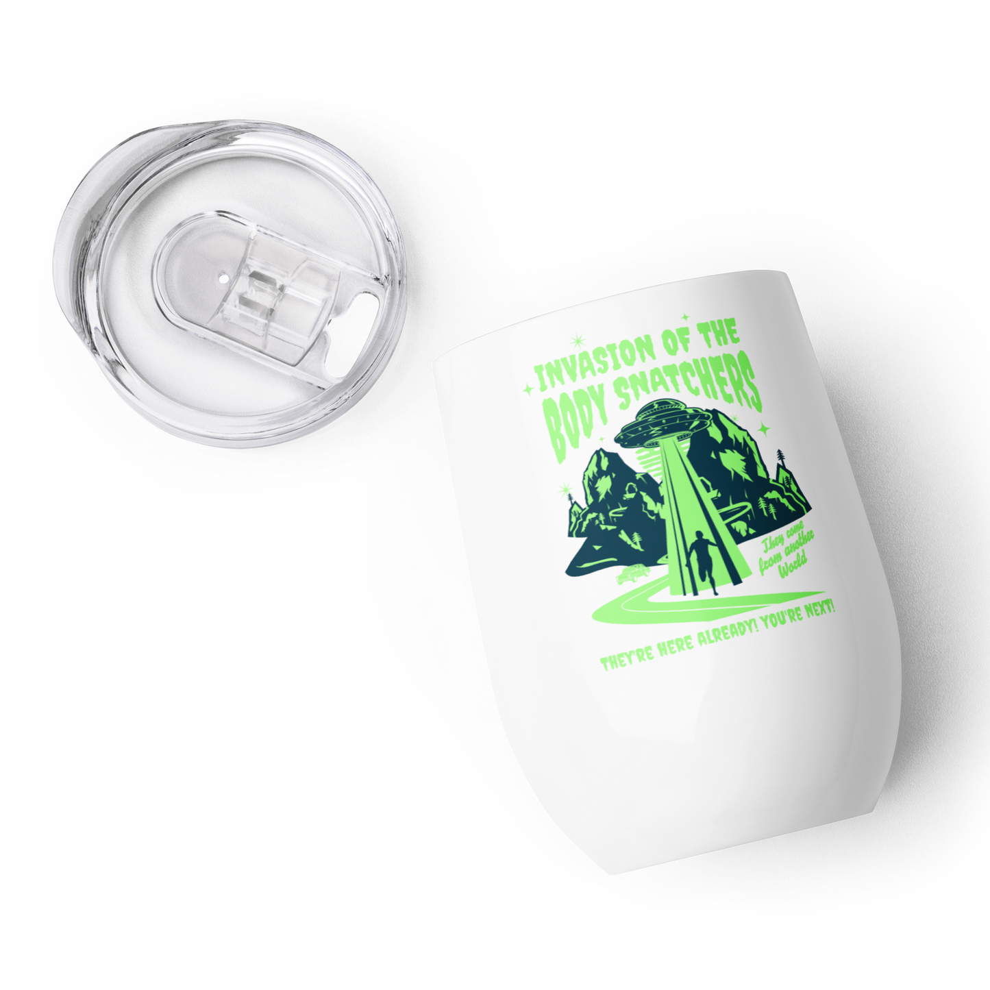 Body Snatchers Wine Tumbler