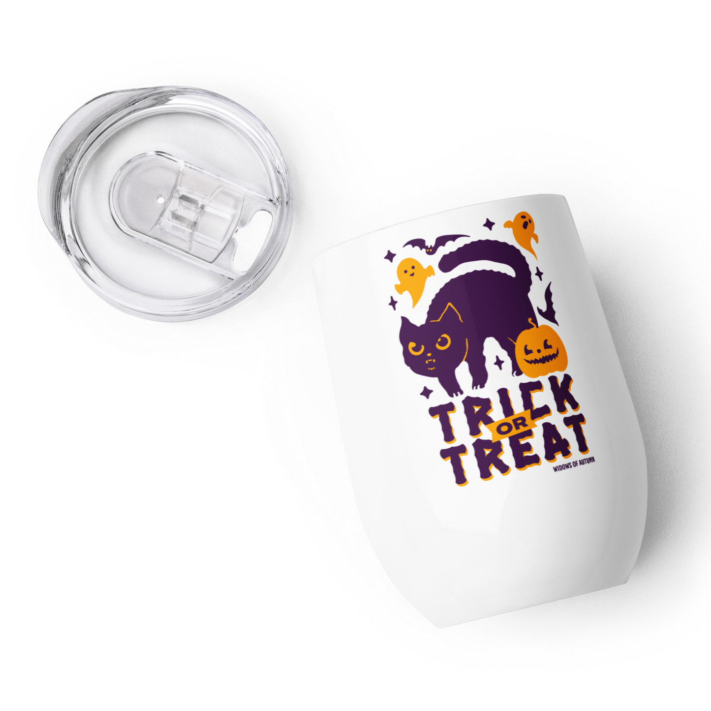 Trick Or Treat Wine Tumbler