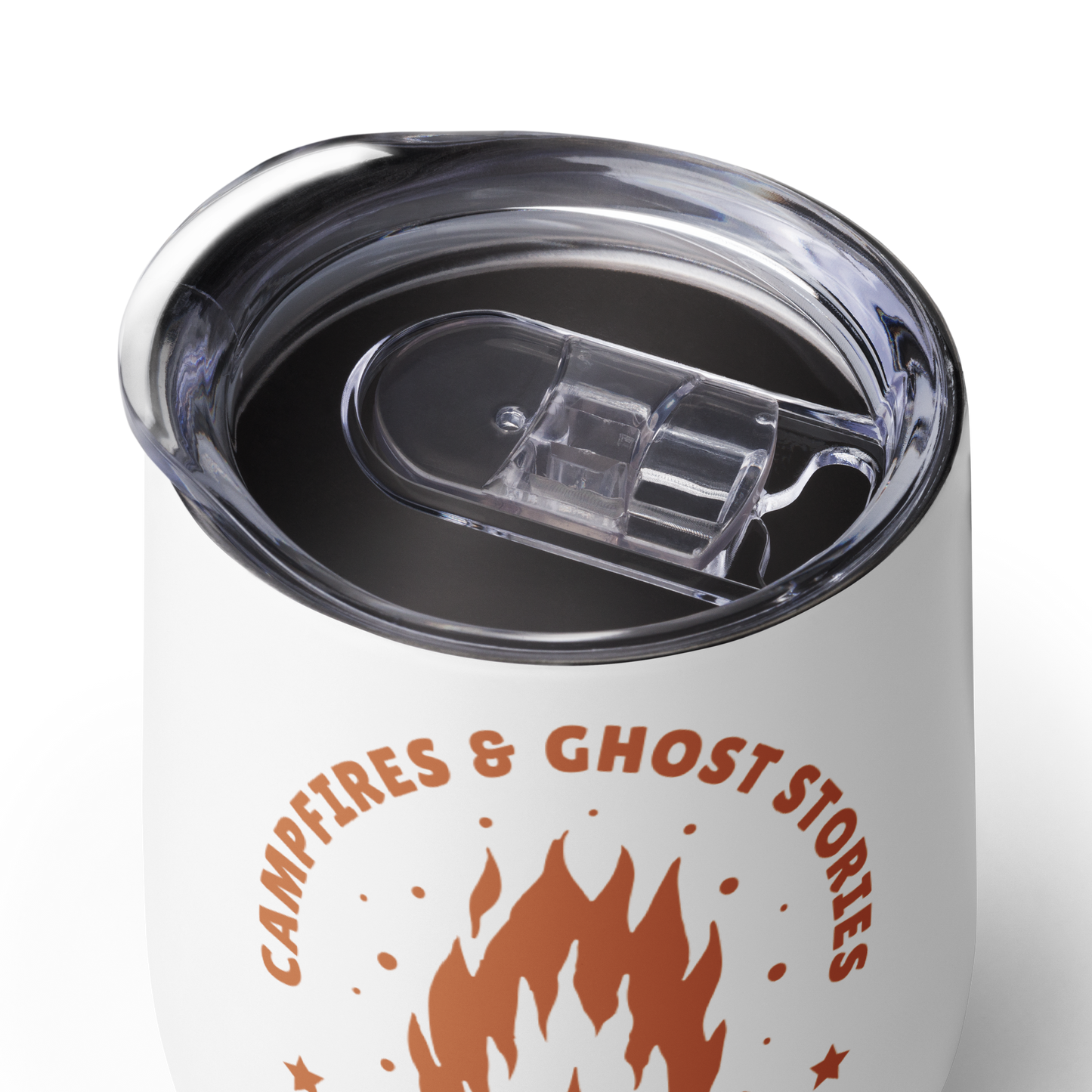 Campfires & Ghost Stories Wine Tumbler
