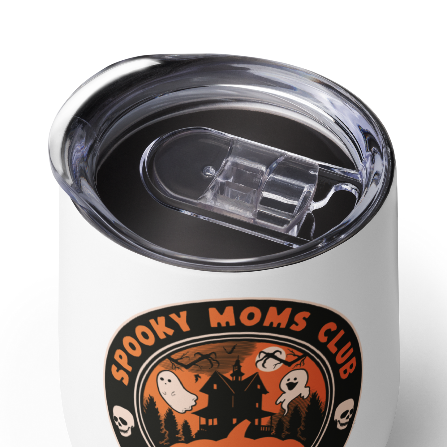 Spooky Moms Club Wine Tumbler