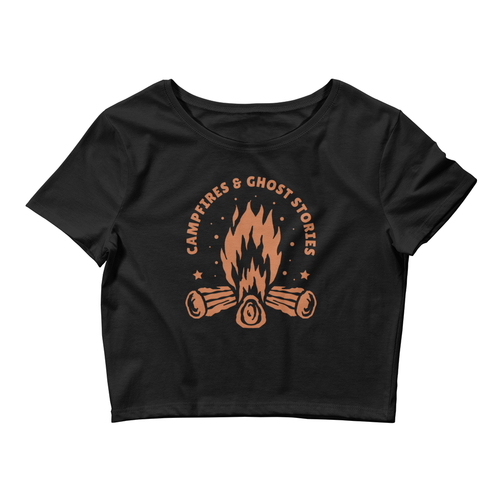 Campfires & Ghost Stories Cropped Tee