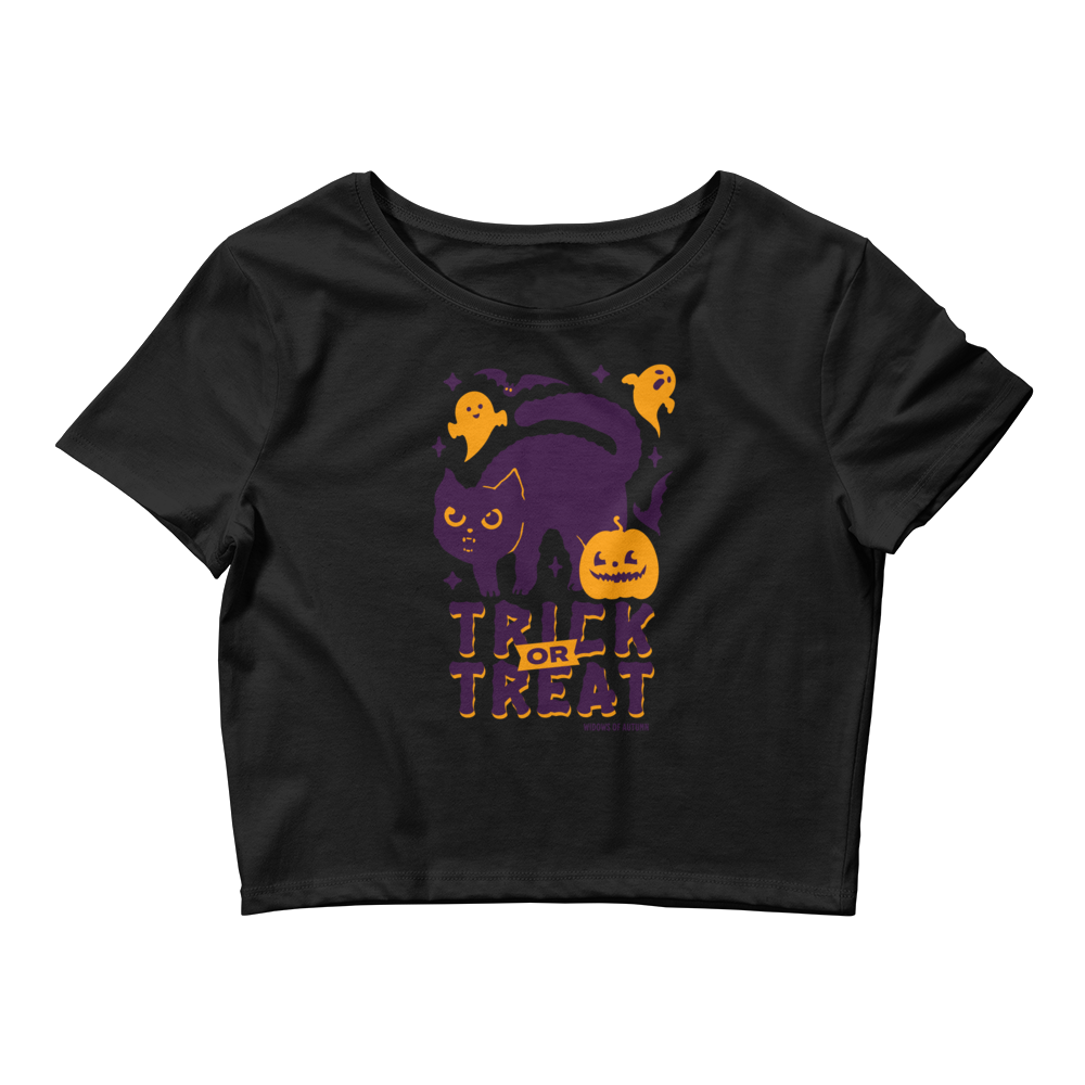 Trick Or Treat Cropped Tee