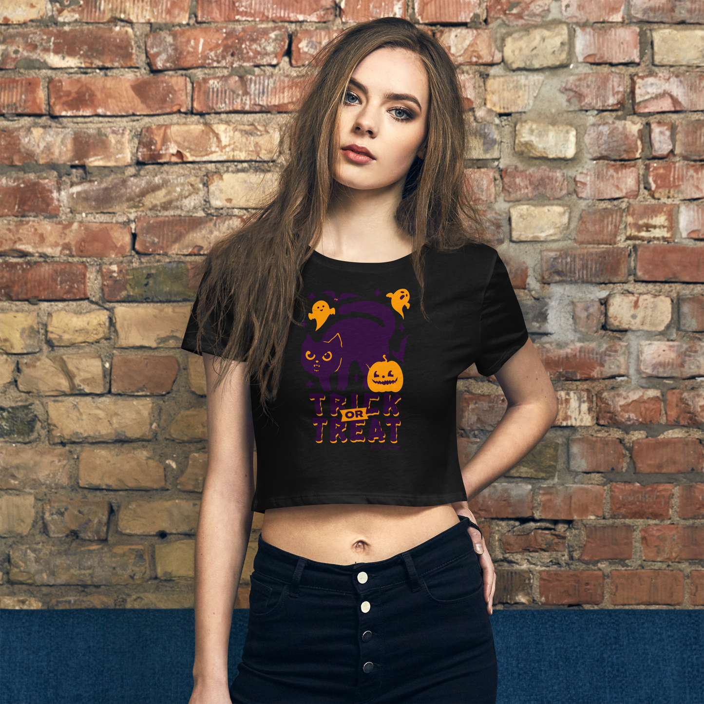 Trick Or Treat Cropped Tee